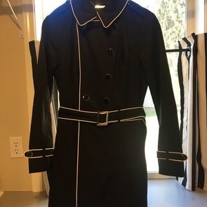 White House Black Market trench jacket parka